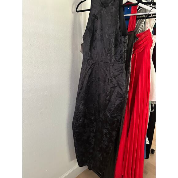 SAU LEE Jill Chinese Jacquard Pencil Dress in Black - Picture 11 of 12